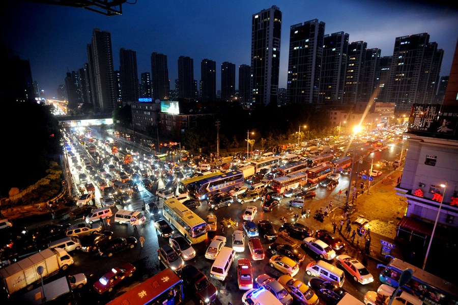 圖2 城市交通擁堵