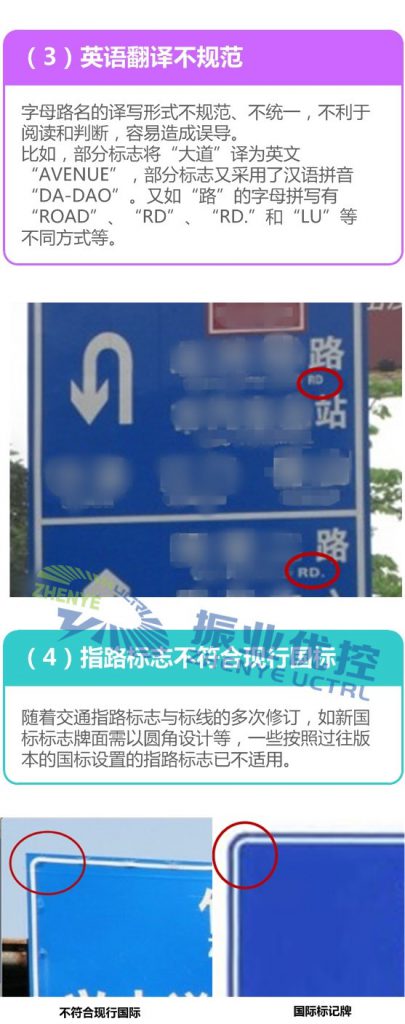 圖4 標(biāo)志牌牌面設(shè)計(jì)要素問題