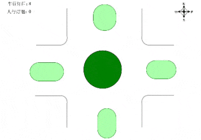圖5 沖突點(diǎn)分布