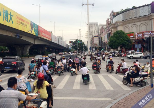 圖1 南寧市非機動車數(shù)量巨大
