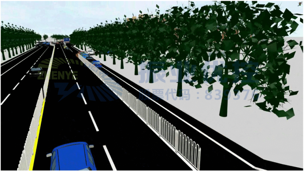 圖5 增設(shè)護(hù)欄（人民路）