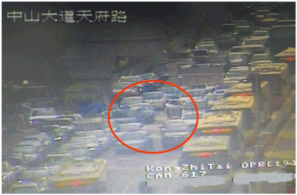 圖4 東進口左轉及掉頭車互相阻擋