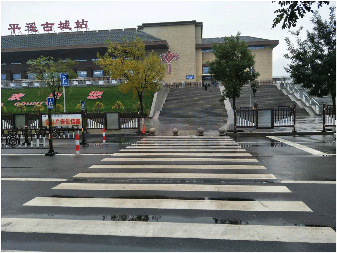 圖7 設(shè)置人行橫道