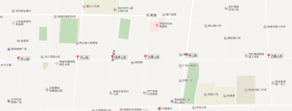圖1 主路段道路網(wǎng)結(jié)構(gòu)示意圖