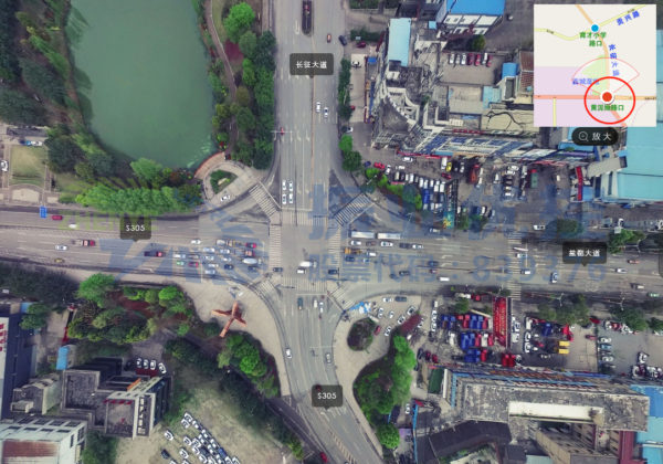 圖2 路口實(shí)景圖