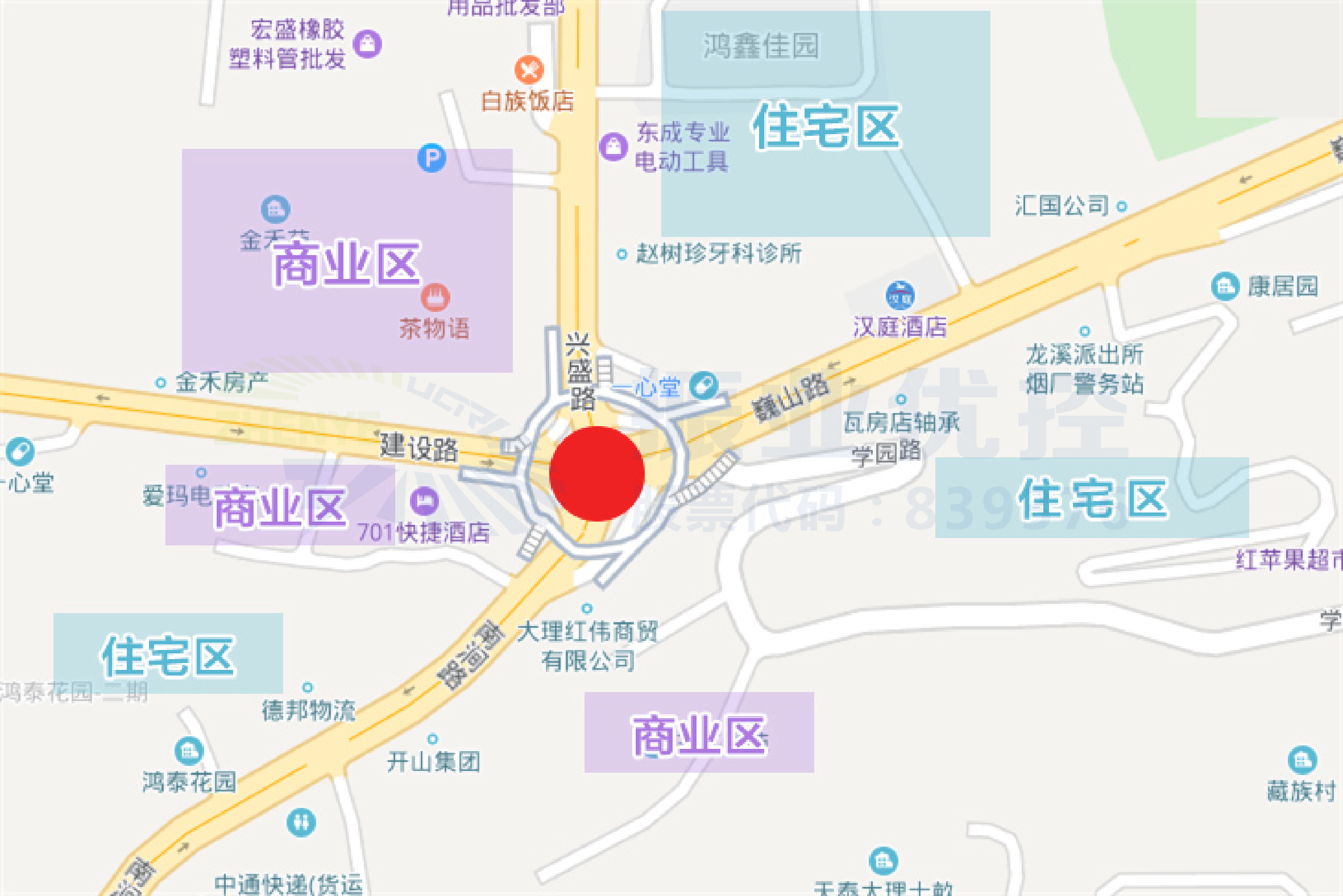 圖1 路口地理位置圖