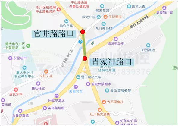 圖1 路口地理位置示意圖