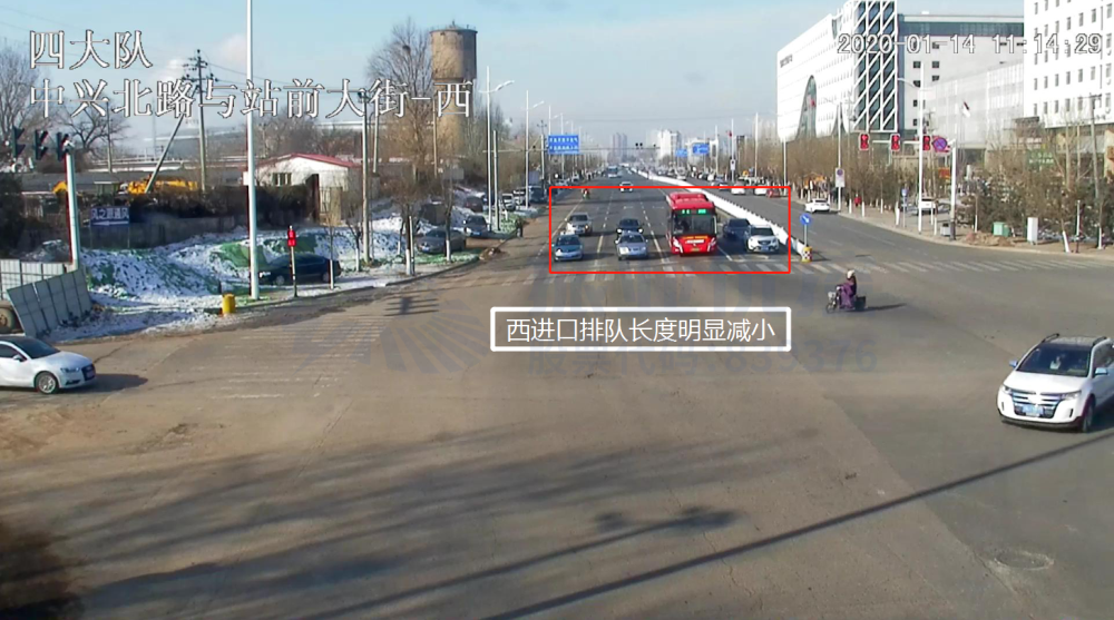圖10 西進口排隊長度（優(yōu)化后）