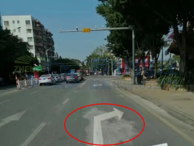 圖11 各進口直右車道改為專用車道