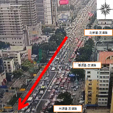 圖10 路段擁堵嚴重(優(yōu)化前)