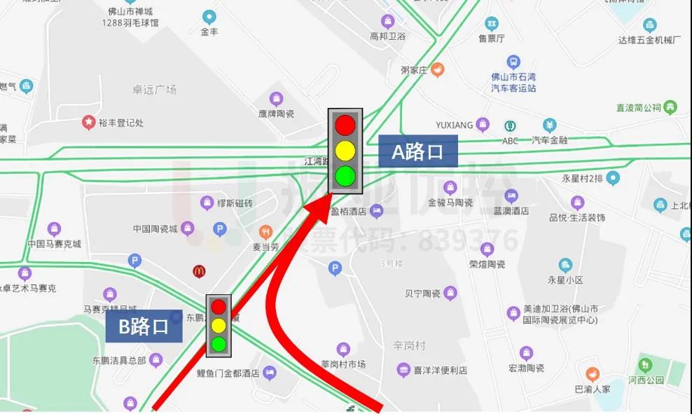 圖1 路口位置情況