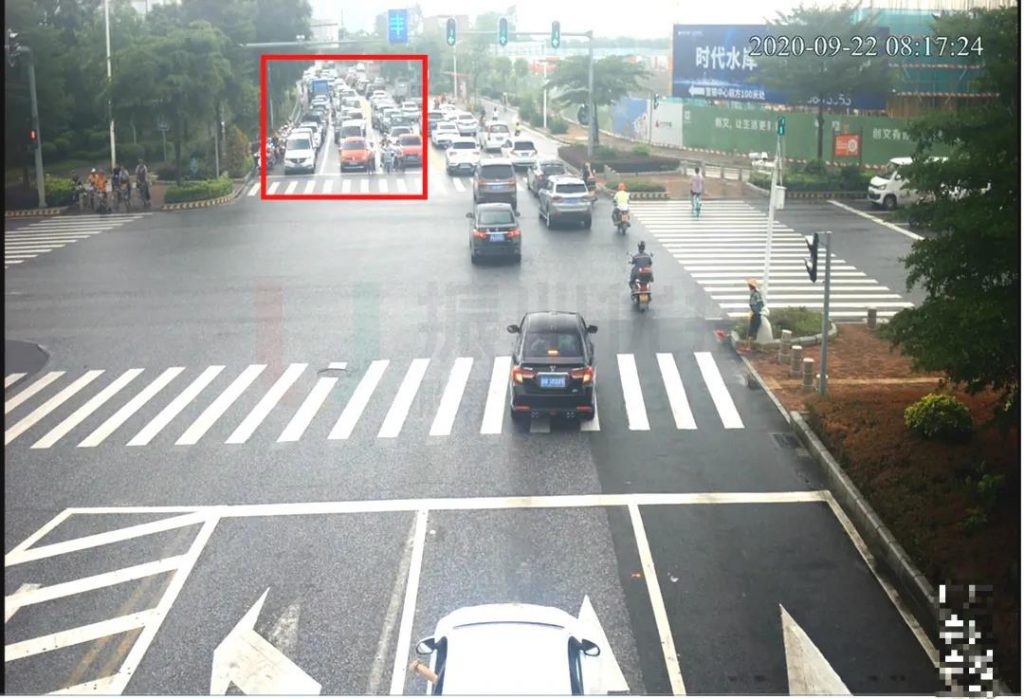 圖4 南進(jìn)口車輛排隊(duì)情況(優(yōu)化前)