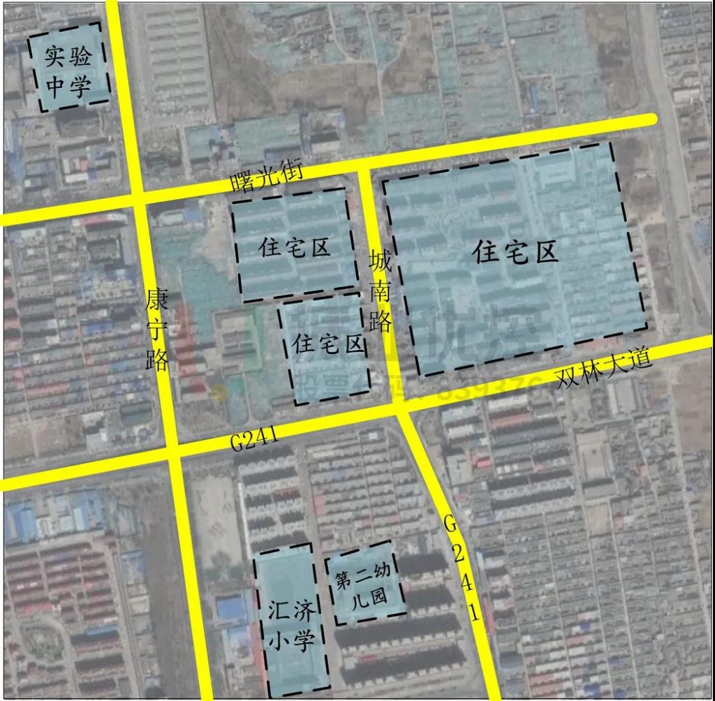 圖1 城南路區(qū)域路網(wǎng)圖