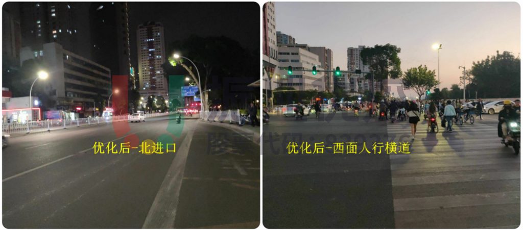 圖13 路口晚高峰運(yùn)行情況（優(yōu)化后）