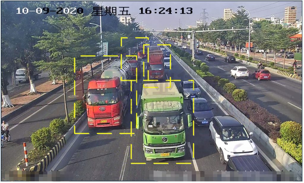 圖3 路段進(jìn)出城大貨車數(shù)量多