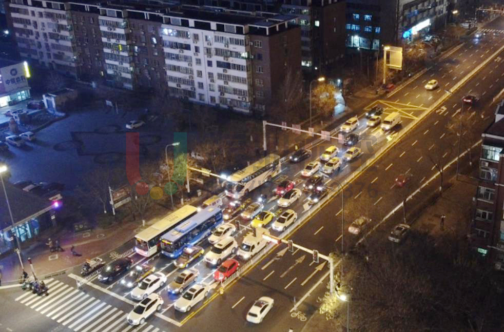 圖7 北新道-衛(wèi)國路路口北口更改為可變車道示意圖