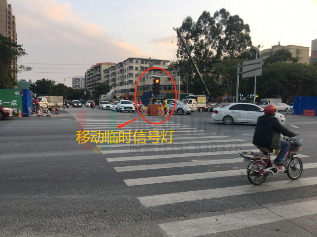 圖3 路口臨時燈圖