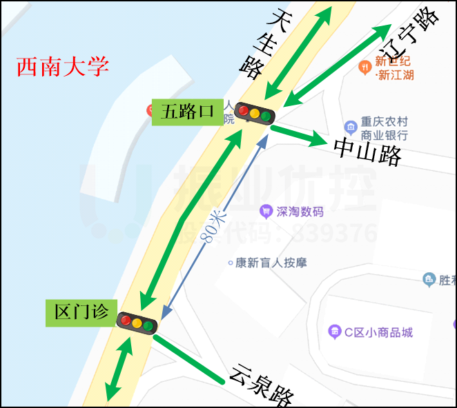 圖1 路口概況