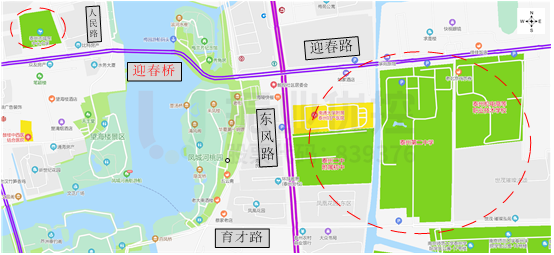 圖1 迎春橋點位示意圖