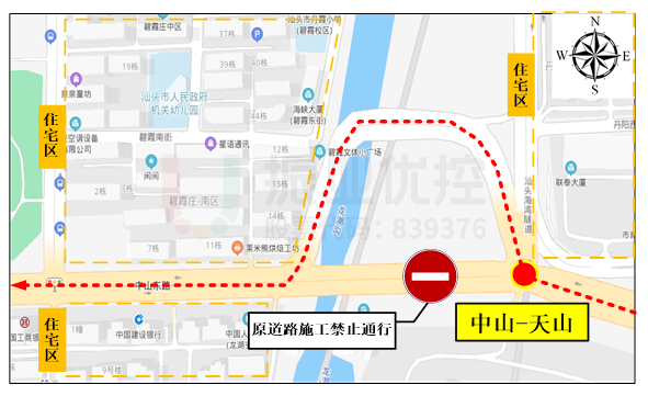 圖1 道路位置分布圖