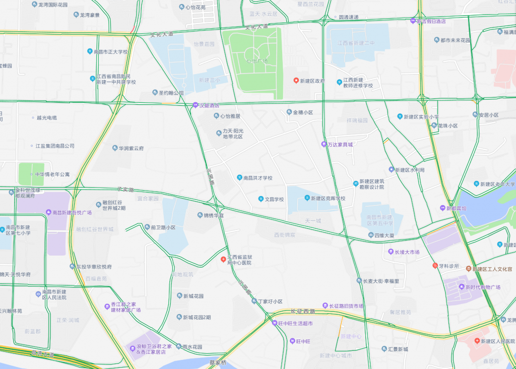 新建區(qū)路網(wǎng)圖