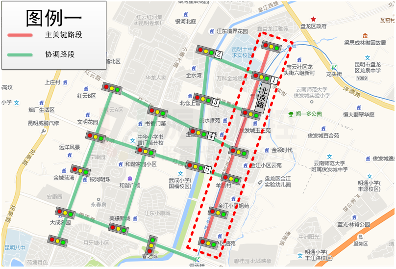 圖6 主關鍵路段示意圖