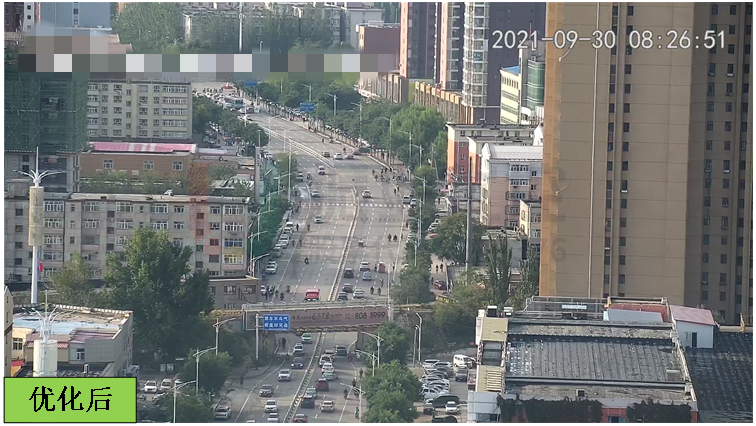 圖14 鉆石路優(yōu)化前后排隊(duì)長(zhǎng)度對(duì)比