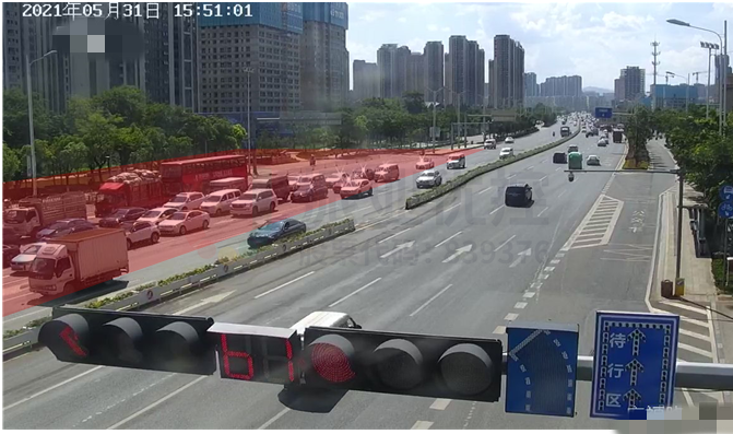 圖14 優(yōu)化前西口排隊(duì)情況