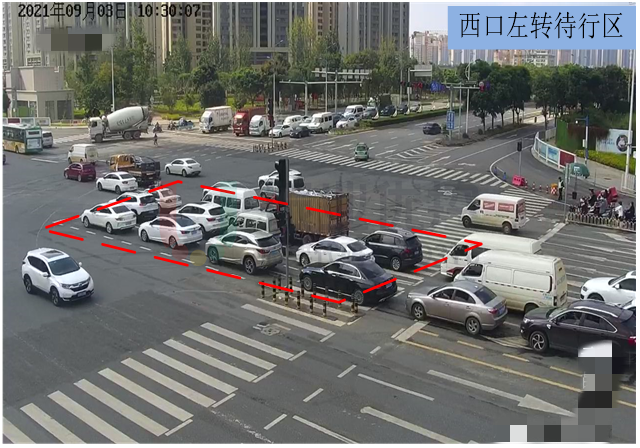 圖11 綜合待行區(qū)周期容車量