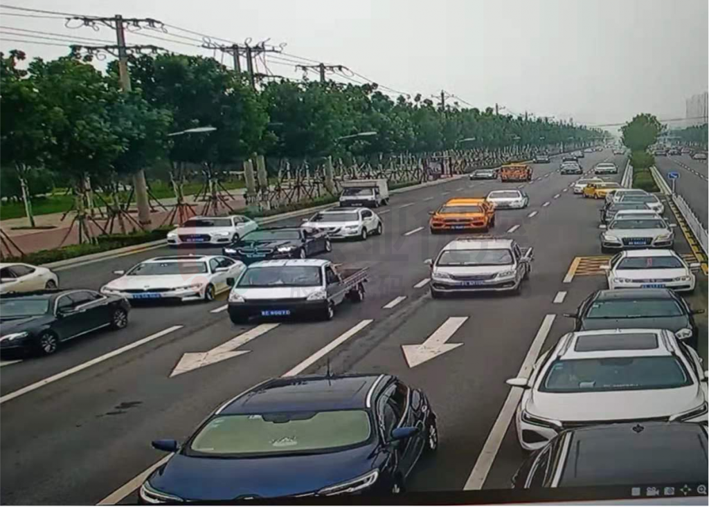 圖5 南進口左轉(zhuǎn)運行情況(優(yōu)化前)