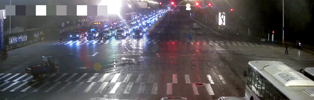 圖5 高峰期路口東進(jìn)口排隊(duì)情況