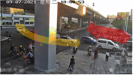 圖11 優(yōu)化后尾車沖突減小