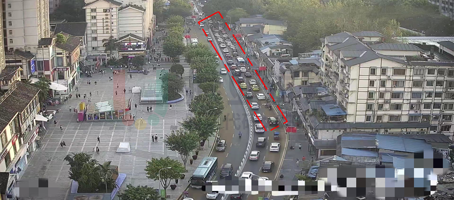 圖4 車輛積壓嚴(yán)重