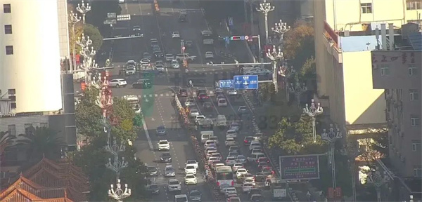 圖7 優(yōu)化前-北京路與人民中路交叉口