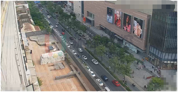 圖8 長平-金環(huán)路口北進(jìn)口存在回溢