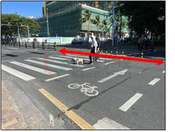 圖12 南進(jìn)口斑馬線（優(yōu)化后）