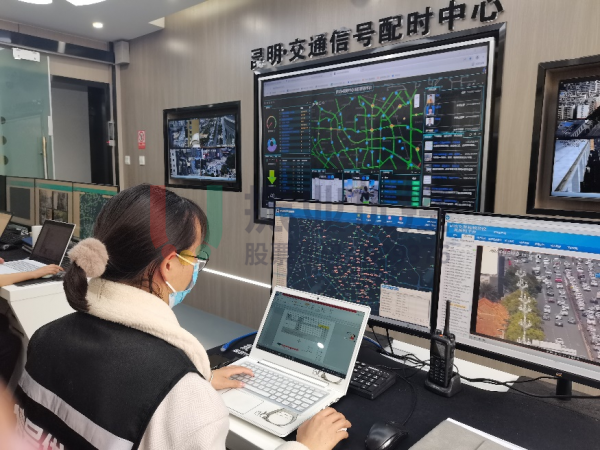 圖3 昆明配時中心 