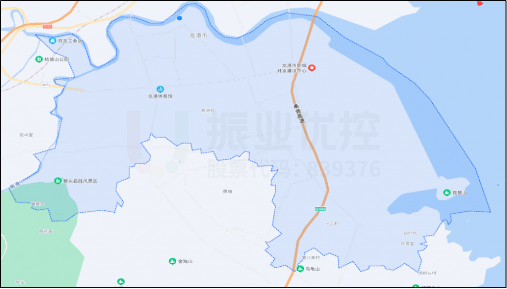 圖1 龍港地域圖