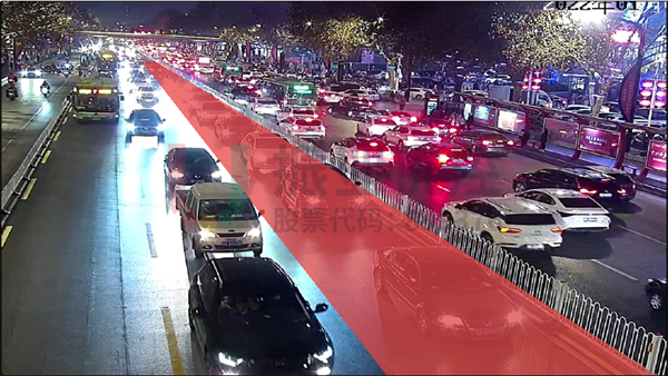 圖?3?中興大街-守敬路西進(jìn)口左轉(zhuǎn)車(chē)輛排隊(duì)圖