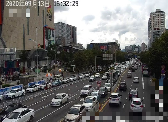 圖5 路口東西向車輛排隊圖