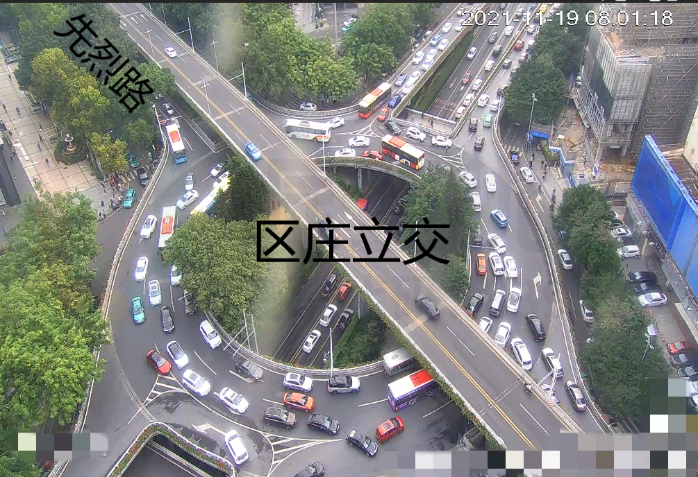 圖4 區(qū)莊立交運(yùn)行情況