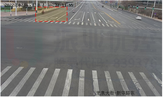 圖3 路口西進(jìn)口現(xiàn)狀