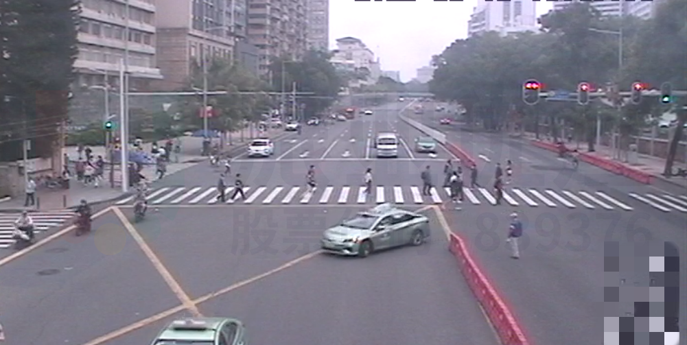 圖6 行人隨意穿行過街情況